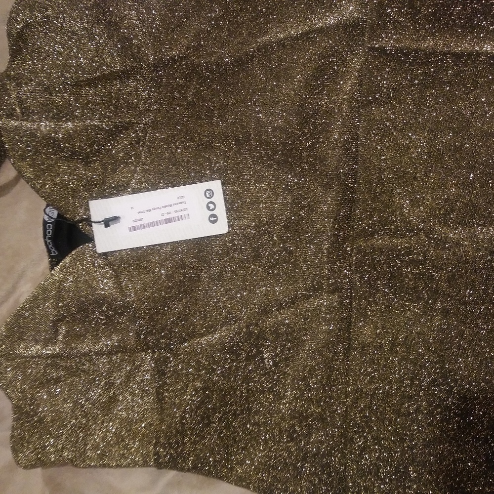 GOLD GLITTER DRESS - Picture 3 of 3